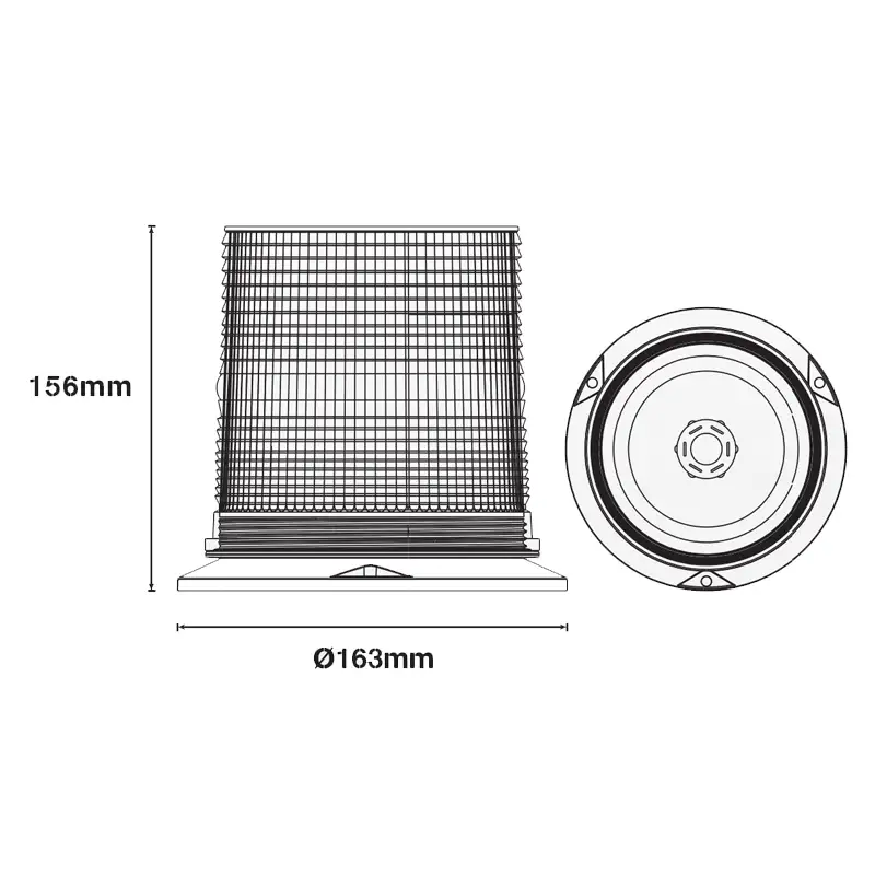 WL829-SM mit LED Strobe Light 